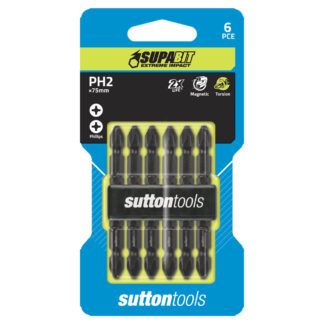 SCRDVRBIT IMPACT S108 #2 x 75 DE Phillips Torsion Power 6pk