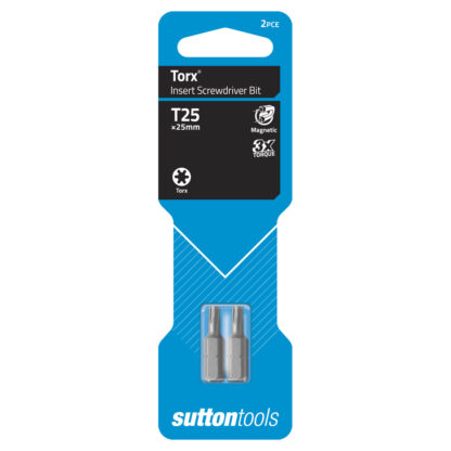 SCREWDRIVER BIT S110 T25 x 25 Torx Insert 2PK - Bolts & Industrial Supplies
