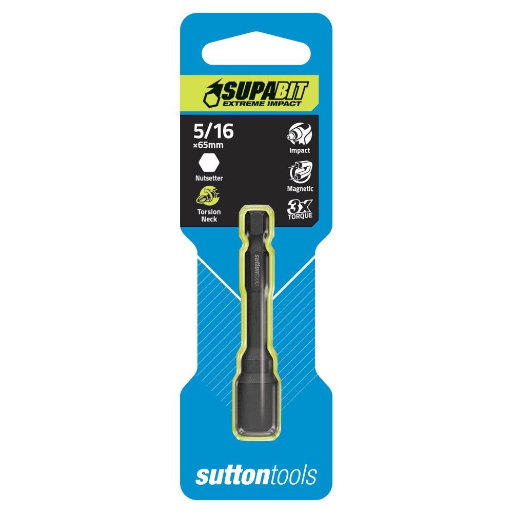 NUTSETTER IMPACT S132 5/16 x 65 Magnet Power Carded