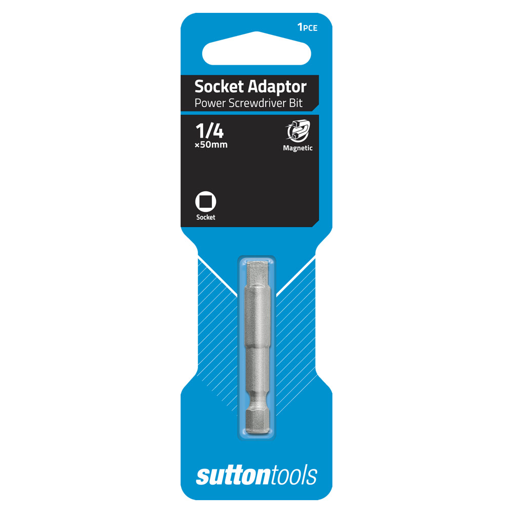 SCREWDRIVER BIT Extension S136 1/4 x 50 Power Carded