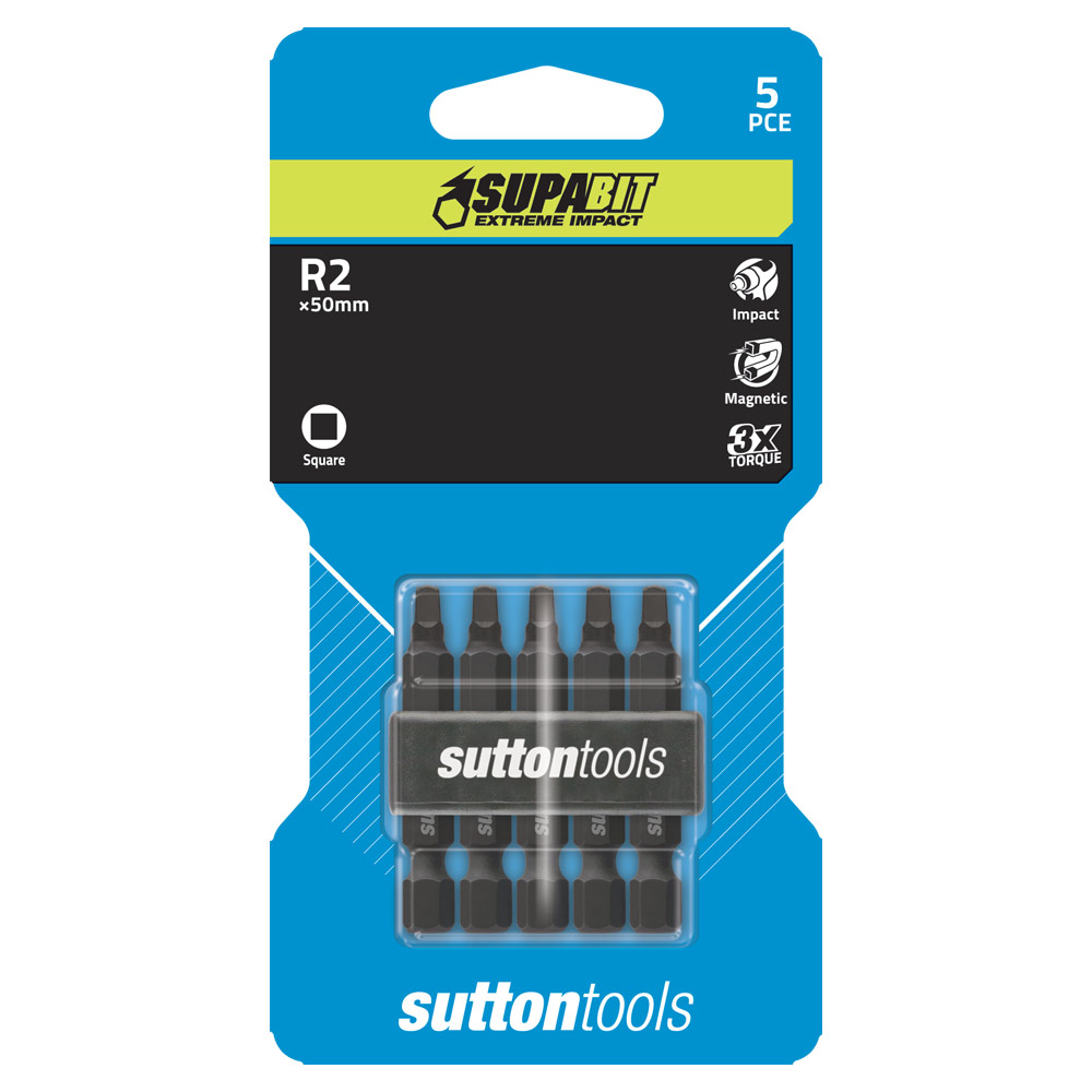 SCRDVRBIT IMPACT S149 R2 x 50 Roberson Power Sutton 5 Pack