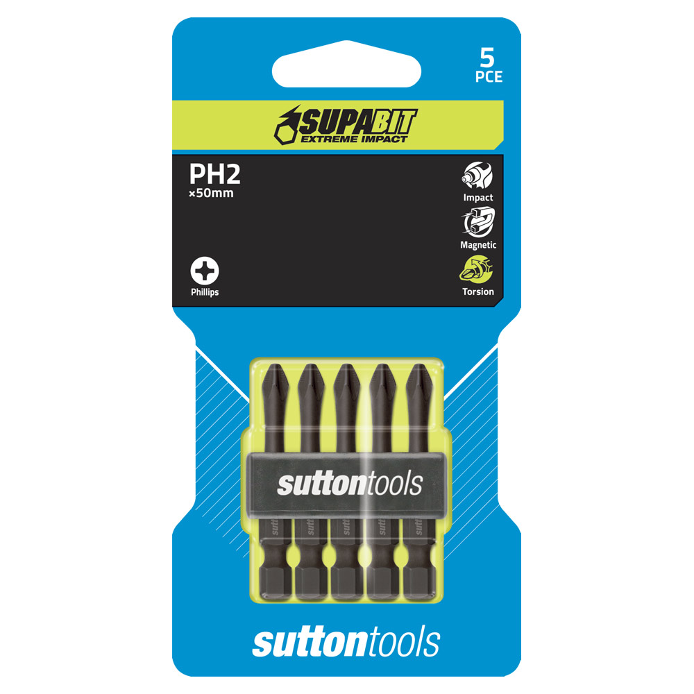 SCRDVRBIT IMPACT S151 #2 x 100 Phillips Torsion Power ARC 5Pk - Image 2