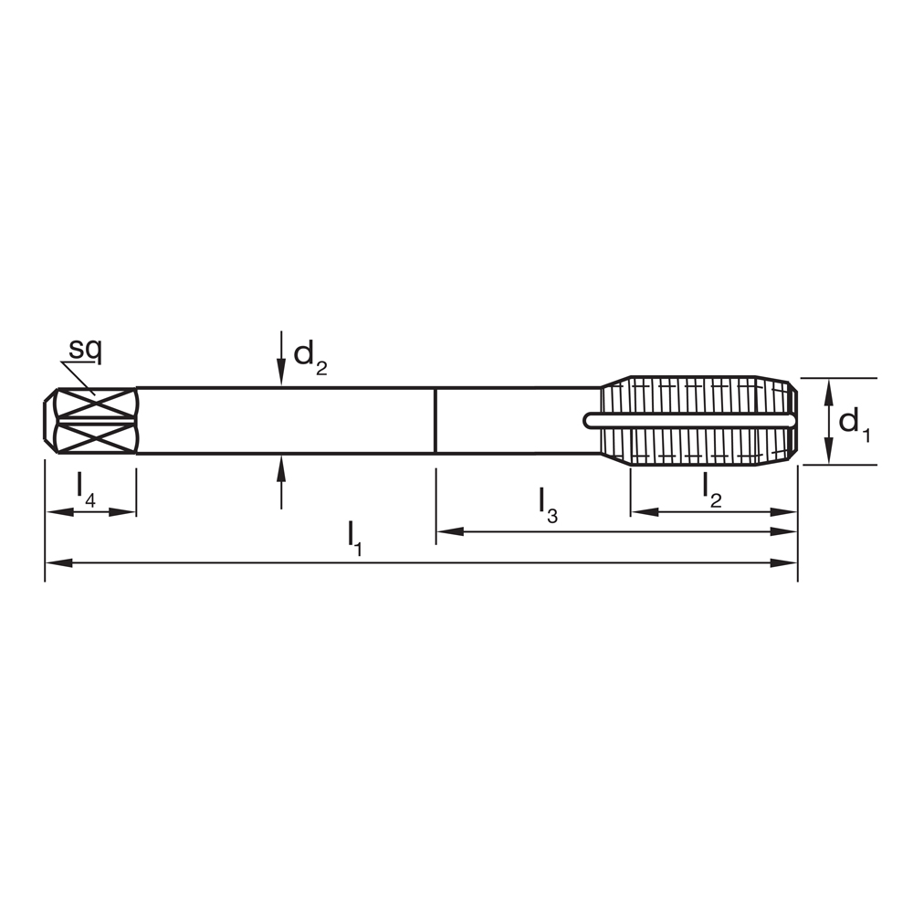 TAP T361 G 1/8-28 (BSPF) FORMING DIN5156 C HSSE - Image 2