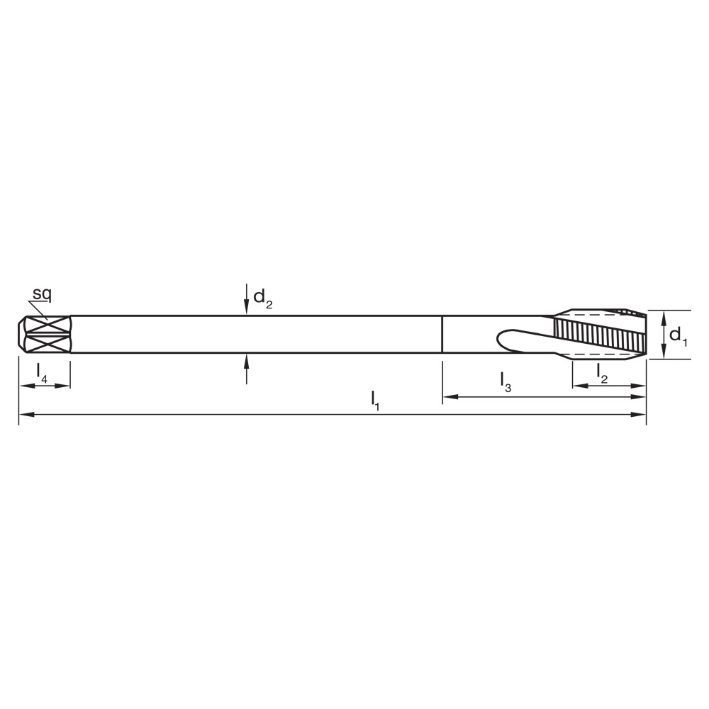 TAP T243 MF 14 x 1.5 6H SPIRAL R15 N DIN374 C HSSE - Image 2