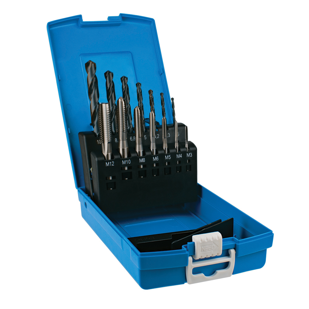 TAP T385 Metric Set 14 Pce ISO Taps & Drills