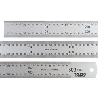 Toledo Stainless Steel Single Sided Rule Metric - 1500mm