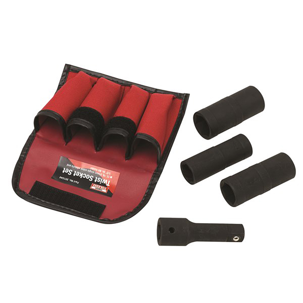 Toledo Socket Set Single Twist 4 Pc