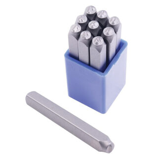 Toledo Number Punch Set - 6mm (1/4")