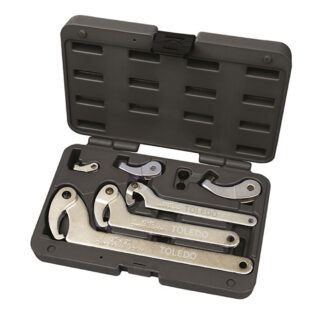 Toledo Adjustable C-Hook Wrench Set 35-120mm