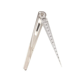 Toledo Taper Gauge - With Hanger Hole, Metal Case & Pocket Clip 1-15mm