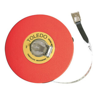 Toledo Fibreglass Measuring Tape Metric - 30m