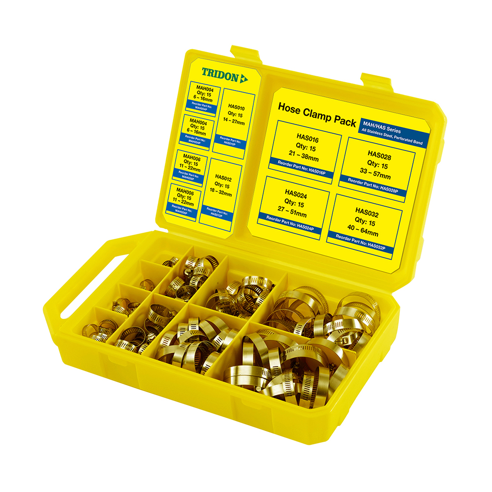 Tridon Workshop Pack (MAH/HAS, Perforated, All Stainless)