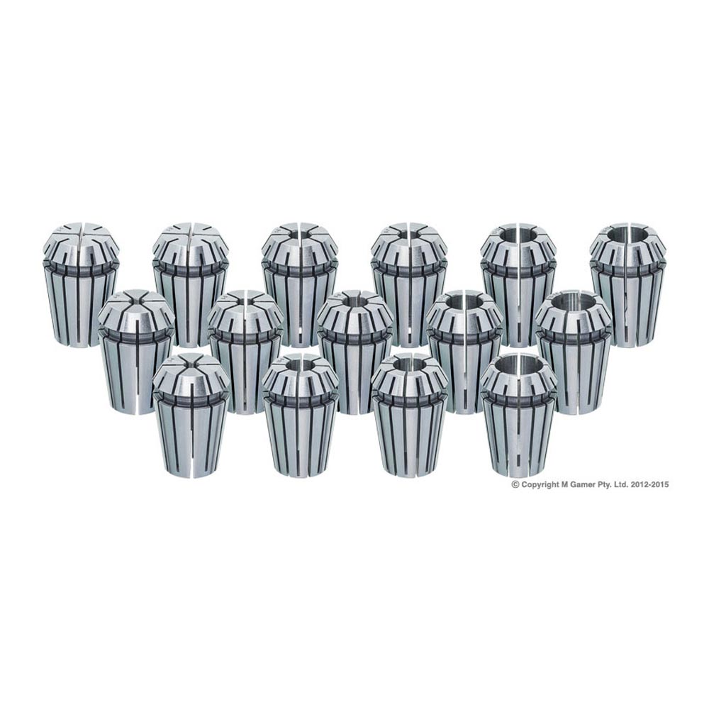 Vertex ER25 Collet Set 15 Pce