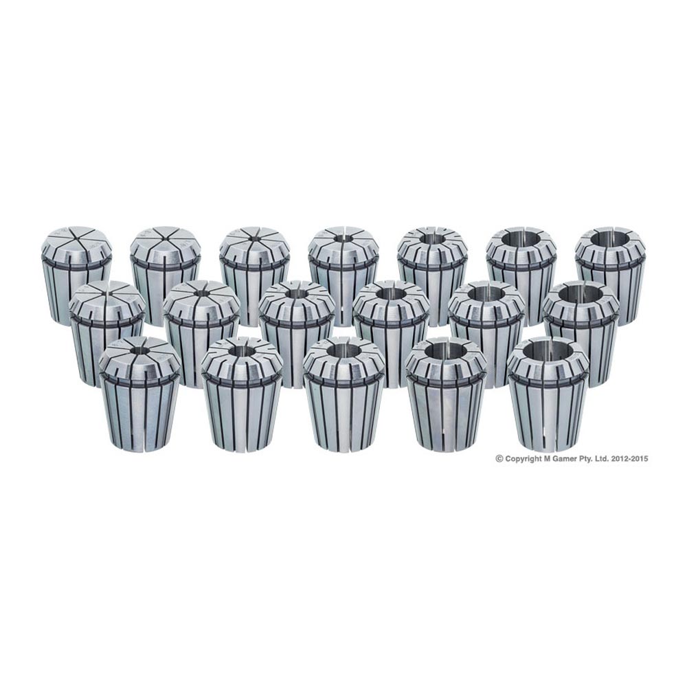 Vertex ER32 Collet Set 18 Pce Bolts & Industrial Supplies